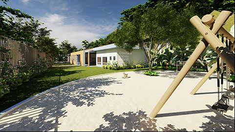 Nova creche-escola nos Flexais vai atender 120 alunos em área de 800 m²
