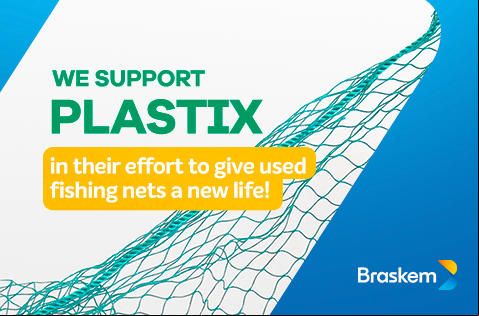 Braskem s Plastix in their effort to recycle fishing nets and other maritime plastic fibers