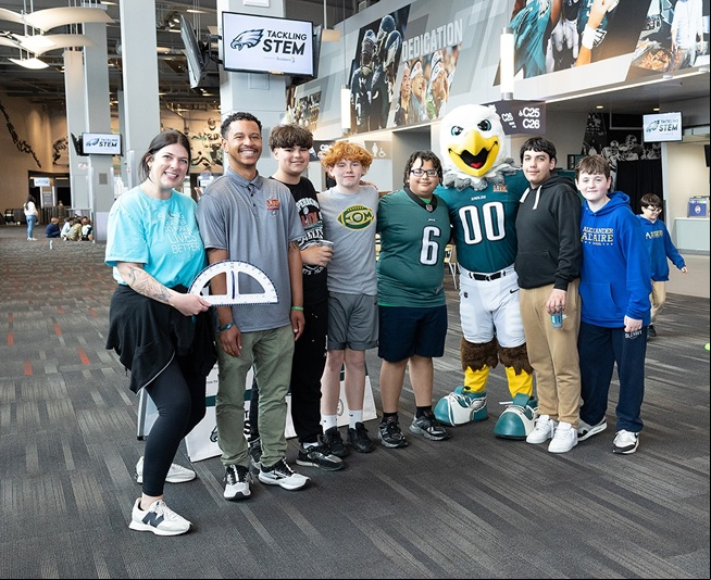 Philadelphia Eagles, Science of Sport, And Braskem Host Inspiring STEM Field Day for Local Students